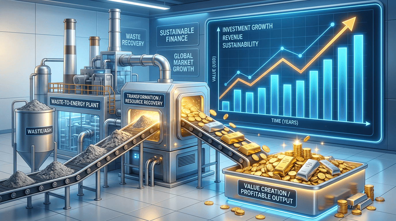 废物发电厂金属回收的经济效益：将炉底灰转化为利润